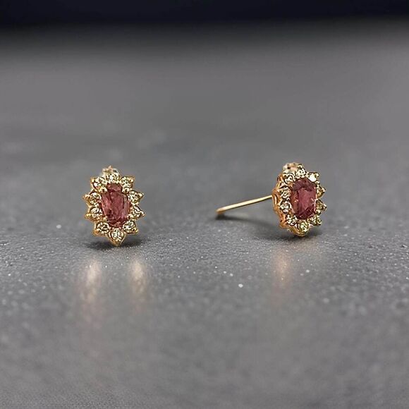 Sapphire Diamond Stud Earrings 14k W Gold 0.90 TCW Certified $2,490 215609 - Picture 9 of 11